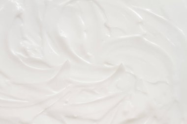 Kozmetik. Krem beyaz arkaplan dokusu.