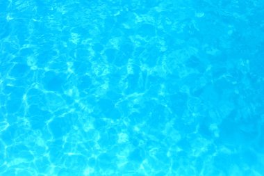 Yüzme havuzunda mavi renkli su dalgalı su detay backgroun