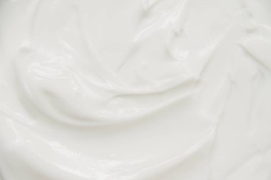 Kozmetik. Krem beyaz arkaplan dokusu.