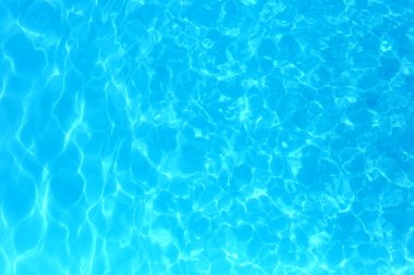 Yüzme havuzunda mavi renkli su dalgalı su detay backgroun