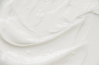 Kozmetik. Krem beyaz arkaplan dokusu.