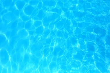 Yüzme havuzunda mavi renkli su dalgalı su detay backgroun
