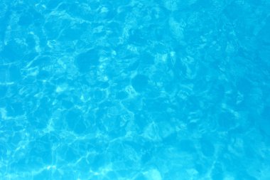 Yüzme havuzunda mavi renkli su dalgalı su detay backgroun
