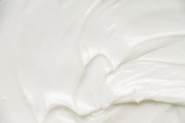 Kozmetik. Krem beyaz arkaplan dokusu.