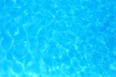 Yüzme havuzunda mavi renkli su dalgalı su detay backgroun