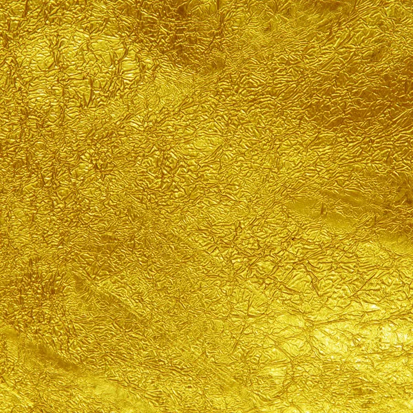 Fondo de textura de lámina de oro — Foto de Stock