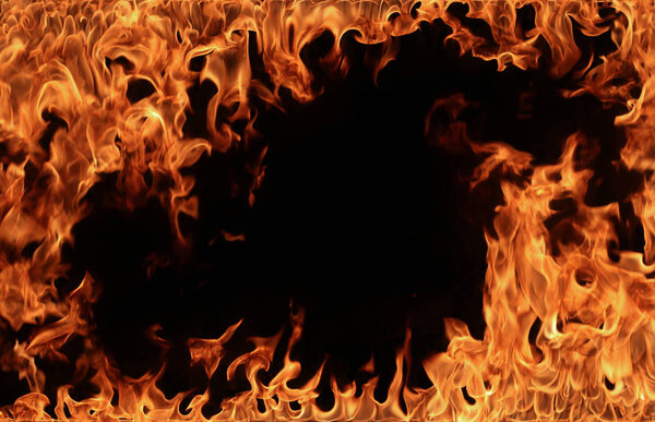 огненная фактура пламени