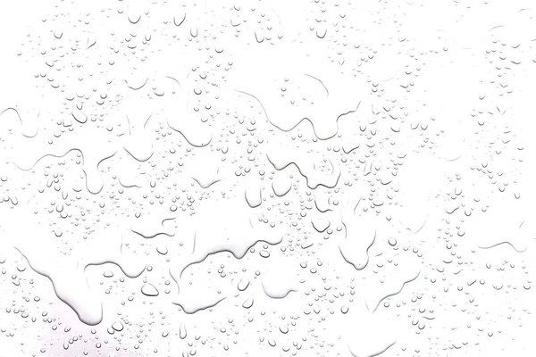 The concept of water drops on a white background — Stock Photo, Image