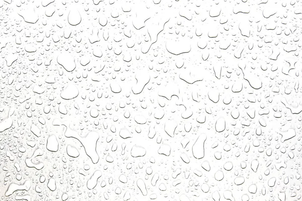 The concept of water drops on a black background. — Stock Photo, Image