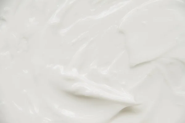 Cosméticos. Creme textura fundo branco. — Fotografia de Stock