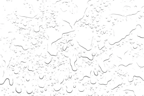 Conceptul de apă picătură pe un fundal alb — Fotografie, imagine de stoc