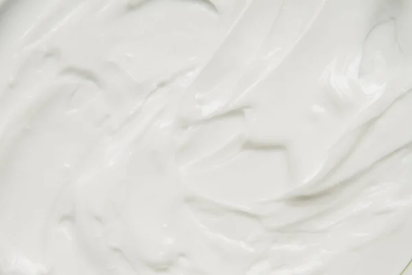 Cosméticos. Textura de fondo blanco crema. — Foto de Stock