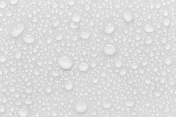 Vatten droppar på en grå bakgrund — Stockfoto