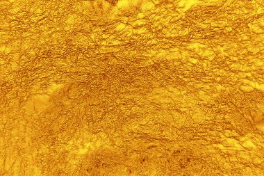 Buruşmuş altın folyo dokusu arkaplanı