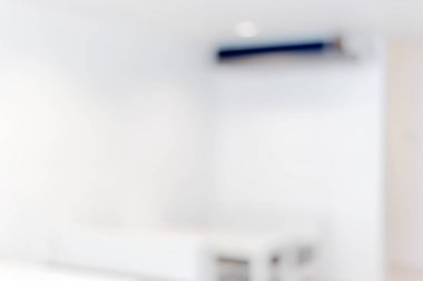 Beyaz bulanıklık koridor (koridor binadan arka plan)