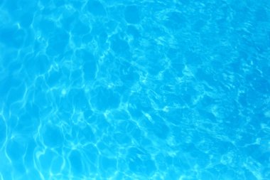 Yüzme havuzunda mavi renkli su dalgalı su detay backgroun