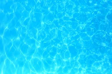 Yüzme havuzunda mavi renkli su dalgalı su detay backgroun