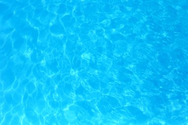 Yüzme havuzunda mavi renkli su dalgalı su detay backgroun