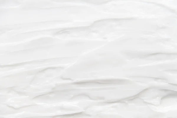 Cosméticos. Creme textura fundo branco. — Fotografia de Stock