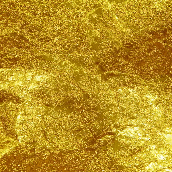Goud folie textuur achtergrond — Stockfoto