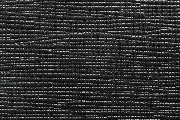 Textura de couro preto como fundo — Fotografia de Stock
