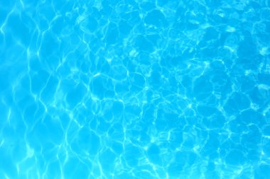 Yüzme havuzunda mavi renkli su dalgalı su detay backgroun