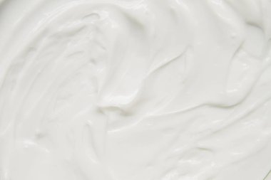Kozmetik. Krem beyaz arkaplan dokusu.