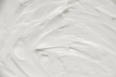 Kozmetik. Krem beyaz arkaplan dokusu.