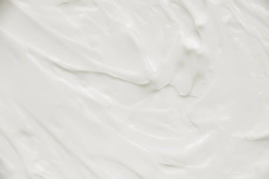 Kozmetik. Krem beyaz arkaplan dokusu.