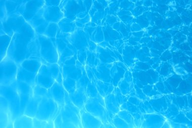 Yüzme havuzunda mavi renkli su dalgalı su detay backgroun