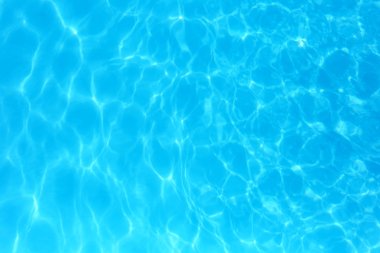 Yüzme havuzunda mavi renkli su dalgalı su detay backgroun