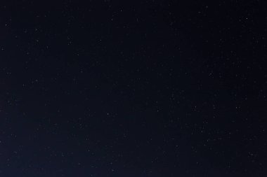 Yıldız arka planlı akşam gökyüzü