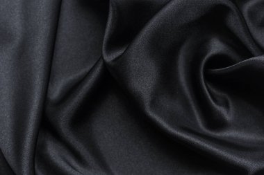 Siyah kumaş, dalga, arka plan, lüks