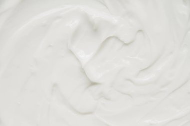 Kozmetik. Krem beyaz arkaplan dokusu.