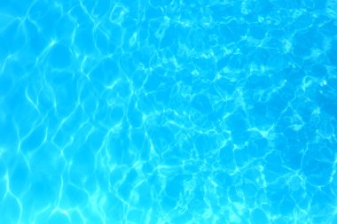 Yüzme havuzunda mavi renkli su dalgalı su detay backgroun