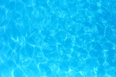 Yüzme havuzunda mavi renkli su dalgalı su detay backgroun