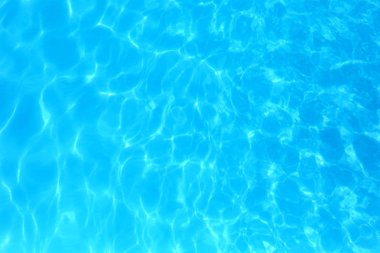 Yüzme havuzunda mavi renkli su dalgalı su detay backgroun
