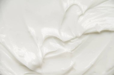 Kozmetik. Krem beyaz arkaplan dokusu.