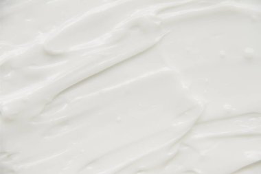 Kozmetik. Krem beyaz arkaplan dokusu.