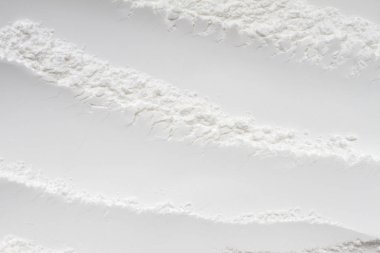 arka plan olarak buğday unu ile kaplı yüzey