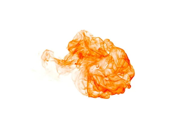 Fire flame isolated on a white background. — Stock Photo, Image