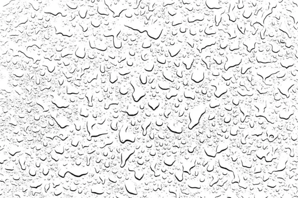 Концепция капель воды на белом фоне — стоковое фото