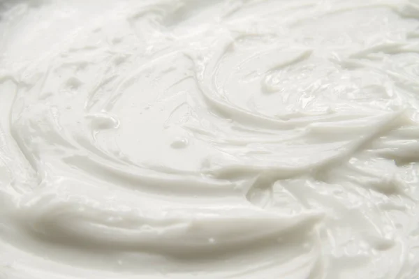 Cosmetici. Crema bianco sfondo texture. — Foto Stock