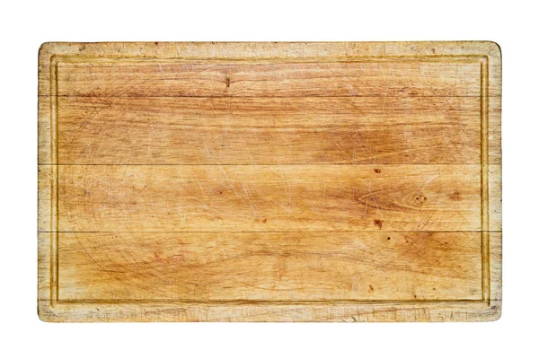 Träskärbräda isolerad på vitt — Stockfoto