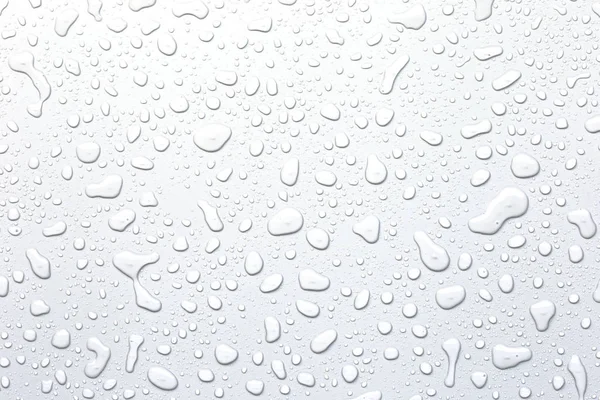 Water droplets on a gray background — Stock Photo, Image