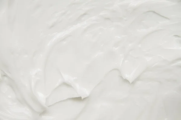 เครื่องสําอางค์ สีพื้นหลังสีขาวของครีม . — ภาพถ่ายสต็อก
