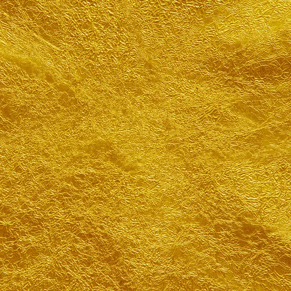 Altın folyo dokusu arkaplanı — Stok fotoğraf