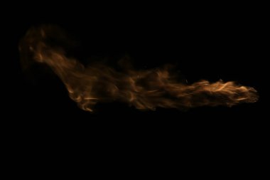 alevler siyah arkaplanda.