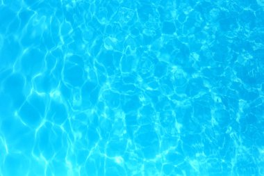 Yüzme havuzunda mavi renkli su dalgalı su detay backgroun