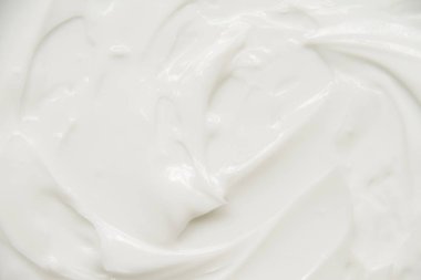 Kozmetik. Krem beyaz arkaplan dokusu.